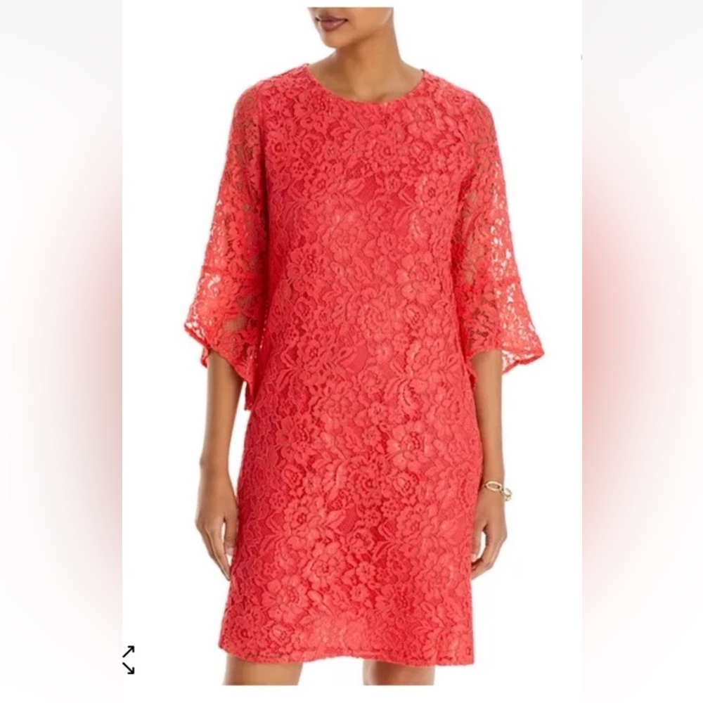 Caroline Rose coral dress size XXS new with tag